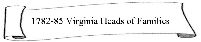 1782-85 Virginia Heads of Families