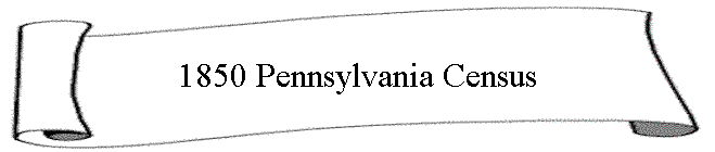 1850 Pennsylvania Census