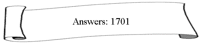 Answers: 1701