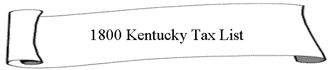 1800 Kentucky Tax List