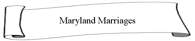 Maryland Marriages