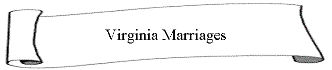 Virginia Marriages